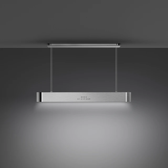 Exaustor de ilha | Isola | Aço inox | 100 cm | Níveis de potência: 3 | Filtragem: Recirculação | KSLS10X