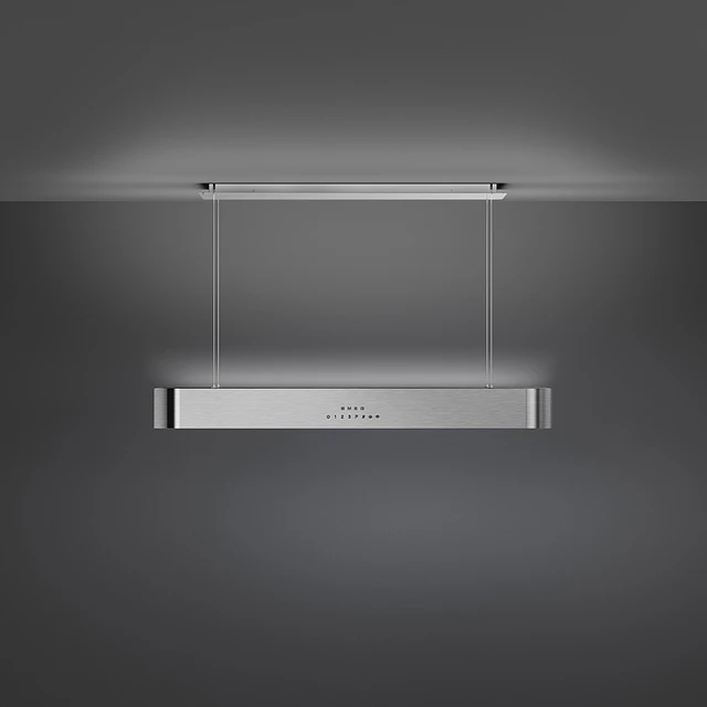 Exaustor de ilha | Isola | Aço inox | 100 cm | Níveis de potência: 3 | Filtragem: Recirculação | KSLS10X