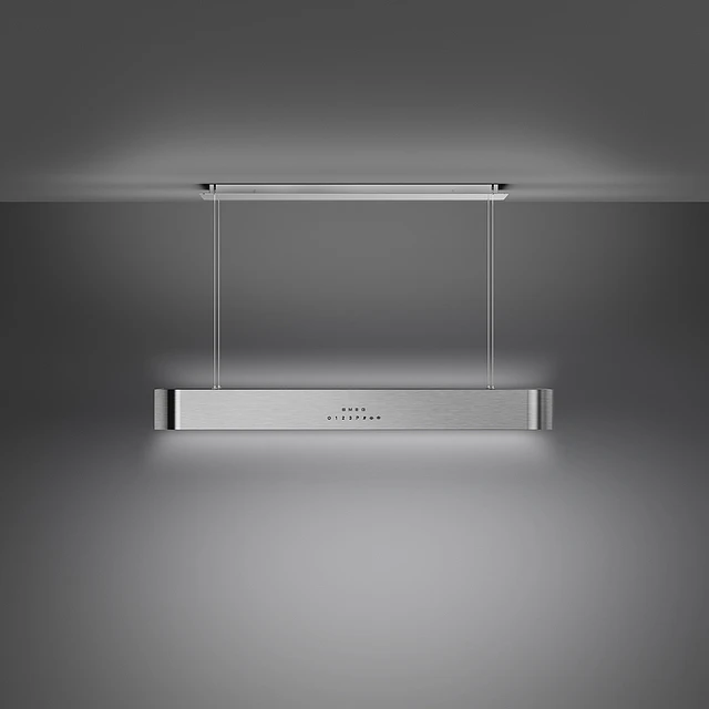 Exaustor de ilha | Isola | Aço inox | 100 cm | Níveis de potência: 3 | Filtragem: Recirculação | KSLS10X