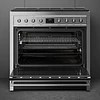 Fogão | 90x60 cm | Nº de fornos com etiqueta energética: 1 | Placa a gás | Classica | Aço inox | A+ | Programa de limpeza VaporClean | Pirolítica | 115 l A90G001PX