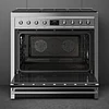 Fogão | 90x60 cm | Nº de fornos com etiqueta energética: 1 | Placa a gás | Classica | Aço inox | A+ | Programa de limpeza VaporClean | Pirolítica | 115 l A90G001PX