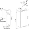 Congelador vertical FSDF 330 NF E, de encastre, Side by Side