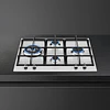 Placa a gás, 600mm, Classica, Aço inox, PX364L