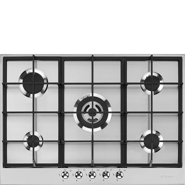 Placa a gás, 725mm, Classica, Aço inox, PX375
