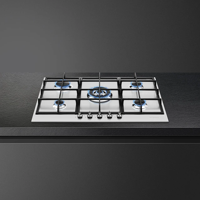 Placa a gás, 725mm, Classica, Aço inox, PX375