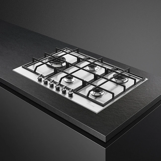 Placa a gás, 725mm, Classica, Aço inox, PX375L