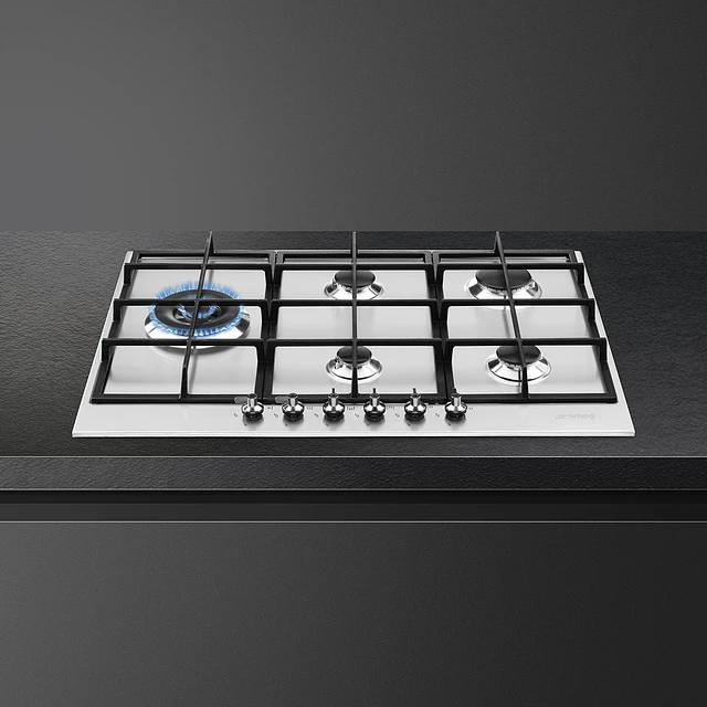 Placa a gás, 725mm, Classica, Aço inox, PX375L