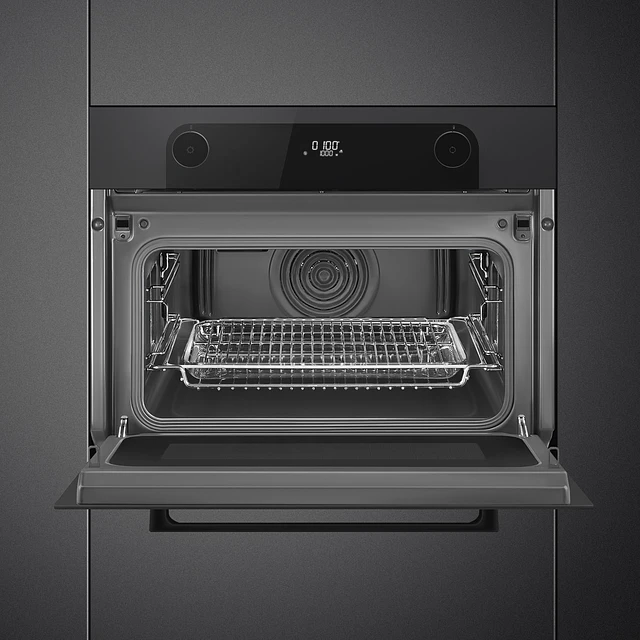 Forno com microondas, Musa, 60x45 cm, Preto, N° funções: 10, SO4201M1BI