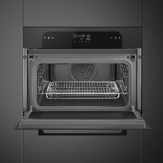 Forno com microondas, Musa, 60x45 cm, Preto, VaporClean, N° funções: 11, Programas automáticos: No, SO4202M1B