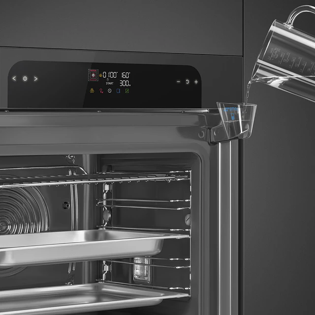 Forno Combinado com vaporeira, Musa, 60 cm, Preto, A++, VaporClean, N° funções: 12, SO6202S3PB