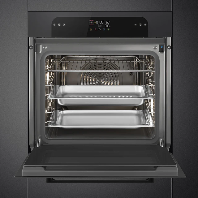 Forno Combinado com vaporeira, Musa, 60 cm, Preto, A++, VaporClean, N° funções: 12, SO6202S3PB
