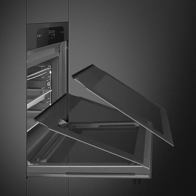 Forno Combinado com vaporeira, Musa, 60 cm, Preto, A++, VaporClean, N° funções: 12, SO6202S3PB