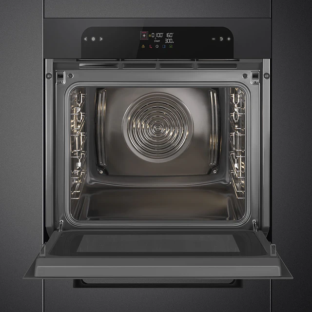 Forno com microondas, Musa, 60 cm, Preto, VaporClean, N° funções: 11, SO6202M2B
