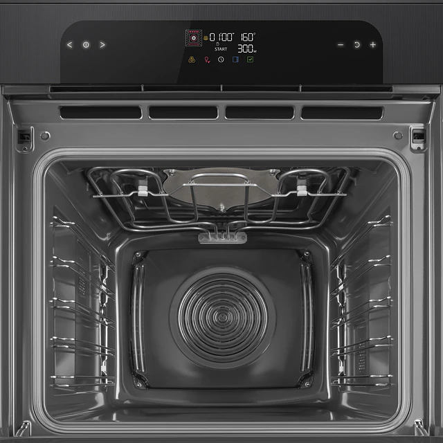 Forno com microondas, Musa, 60 cm, Preto, VaporClean, N° funções: 11, SO6202M2B