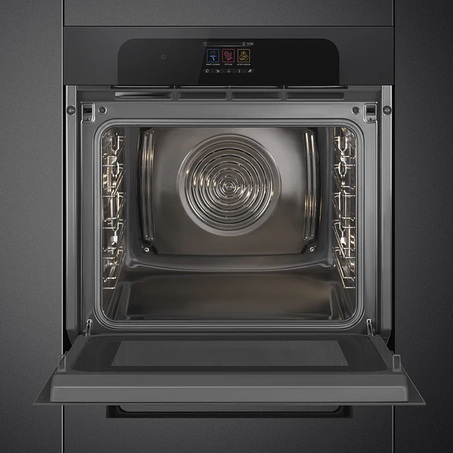 Forno com microondas, Musa, 60 cm, Preto, VaporClean, N° funções: 20, Smart cooking: Sim, Programas automáticos: 150, SO6204M2PB