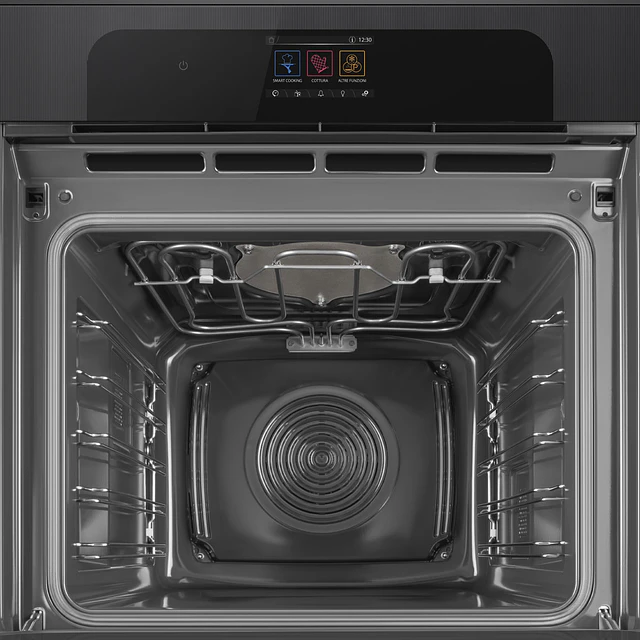 Forno com microondas, Musa, 60 cm, Preto, VaporClean, N° funções: 20, Smart cooking: Sim, Programas automáticos: 150, SO6204M2PB