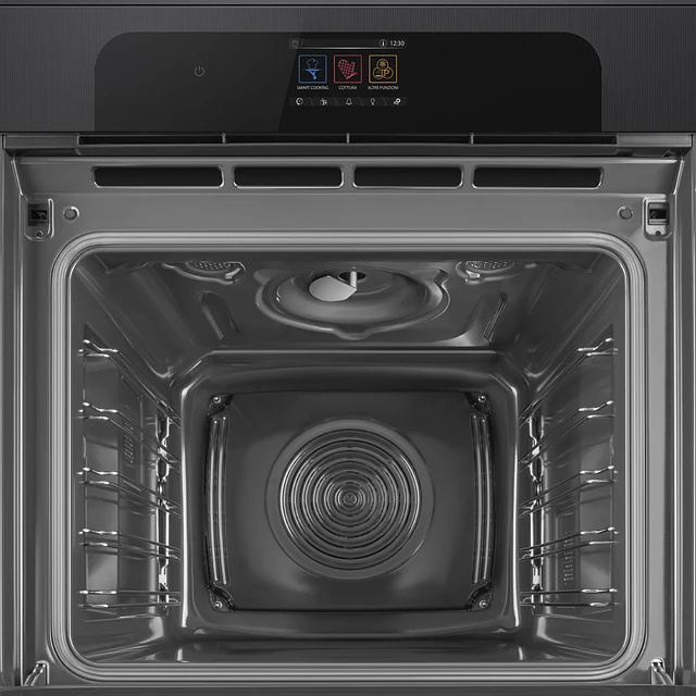 Forno com microondas, Musa, 60 cm, Preto, VaporClean, N° funções: 20, Smart cooking: Sim, Programas automáticos: 150, SO6204M2PB