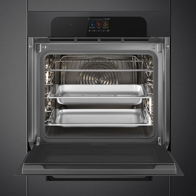 Forno Combinado com vaporeira, Musa, 60 cm, Preto, A++, VaporClean, N° funções: 20, Smart cooking: Sim, Programas automáticos: 150, SO6204S4PB