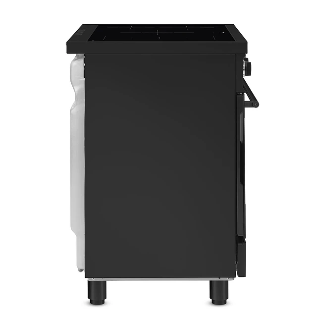 Fogão, 90x60 cm, Nº de fornos com etiqueta energética: 1, Placas de Indução, Classica, Preto Mate, A, Programa de limpeza VaporClean, 115 L, C91IEA2