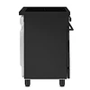 Fogão, 90x60 cm, Nº de fornos com etiqueta energética: 1, Placas de Indução, Classica, Preto Mate, A, Programa de limpeza VaporClean, 115 L, C91IEA2