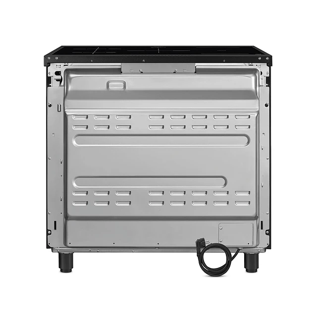 Fogão, 90x60 cm, Nº de fornos com etiqueta energética: 1, Placas de Indução, Classica, Preto Mate, A, Programa de limpeza VaporClean, 115 L, C91IEA2
