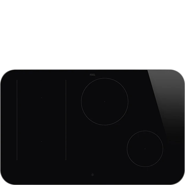 Placa de Indução, 80cm, Isola, Black with stainless steel frame, Opção MultiZona, Eco-logic opção limitadora de potência: Sim avançada, 
