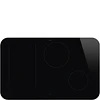 Placa de Indução, 80cm, Isola, Black with stainless steel frame, Opção MultiZona, Eco-logic opção limitadora de potência: Sim avançada, 