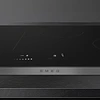 Placa de Indução, 80cm, Isola, Black with stainless steel frame, Opção MultiZona, Eco-logic opção limitadora de potência: Sim avançada, 
