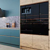 Exaustor de parede, 90cm, Dolce Stil Novo, Preto, A+, Níveis de potência: 3, Filtragem: Extração, KV694R