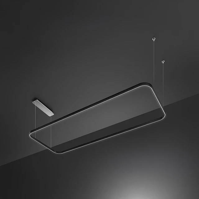Sistema de iluminação suspenso, 180cm, Isola, LSLS18MB