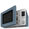 Forno com microondas, Storm Blue, de livre instalação, 27L, MOC02SBMEU