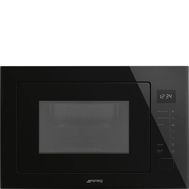 Microondas com grill, de encastre, Universal, Preto, N° funções: 6, Programas automáticos: 8, FMI025B3