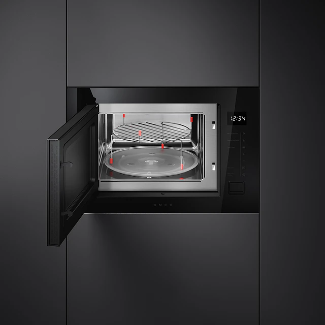 Microondas com grill, de encastre, Musa, Preto, N° funções: 6, Programas automáticos: 8, FMI225BI