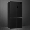 Frigorífico 4 Portas, Universal, Livre instalação, Dark Inox, 522L, FQI60KD