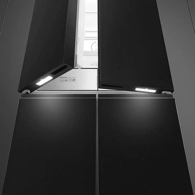 Frigorífico 4 Portas, Universal, Livre instalação, Dark Inox, 522L, FQI60KD