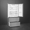 Frigorífico 2 portas e 2 gavetas, Universal, Livre instalação, Inox escovado, 510L, FQ55FXDD