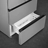 Frigorífico 2 portas e 2 gavetas, Universal, Livre instalação, Inox escovado, 510L, FQ55FXDD