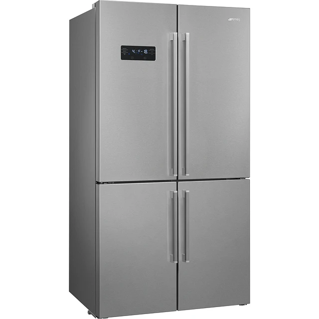 Frigorífico 4 Portas, Livre instalação, Inox escovado, Universal, 572L, FQ60XDAIE