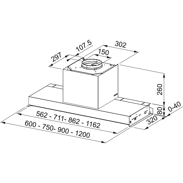 Exaustor Franke FSTS DRIP-FREE 90 X
