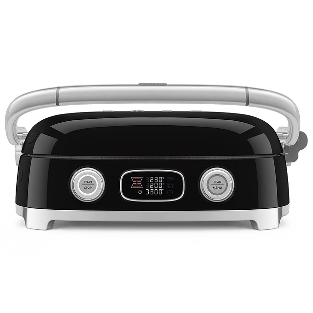 Tostadeira Multiuso Smeg MGF01BLEU, Preto
