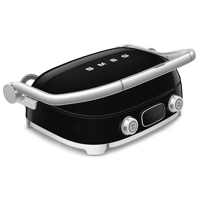 Tostadeira Multiuso Smeg MGF01BLEU, Preto
