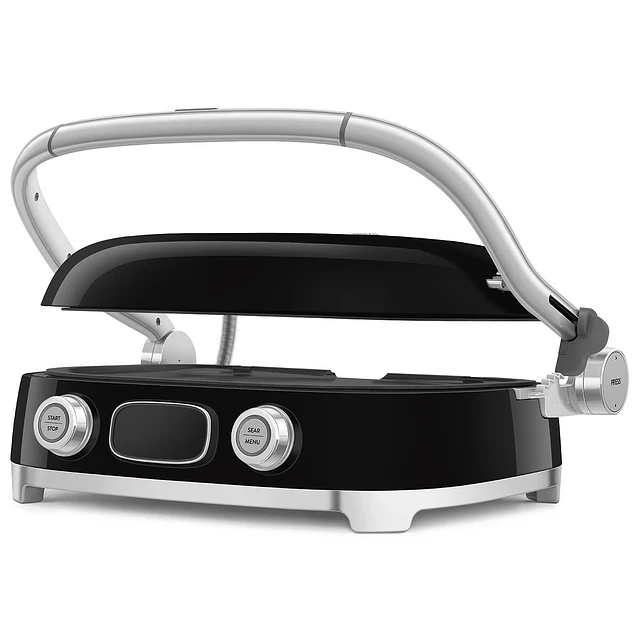 Tostadeira Multiuso Smeg MGF01BLEU, Preto