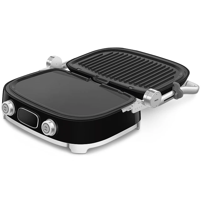 Tostadeira Multiuso Smeg MGF01BLEU, Preto