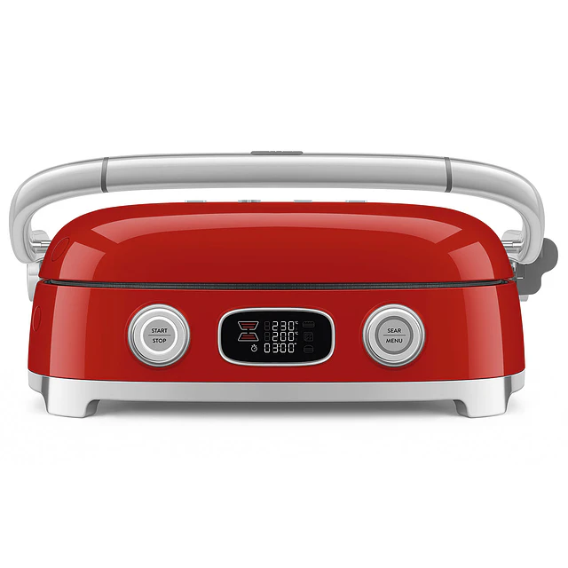 Tostadeira Multiuso Smeg MGF01RDEU, Vermelho