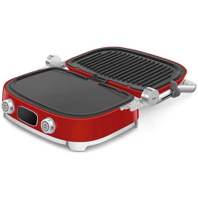 Tostadeira Multiuso Smeg MGF01RDEU, Vermelho