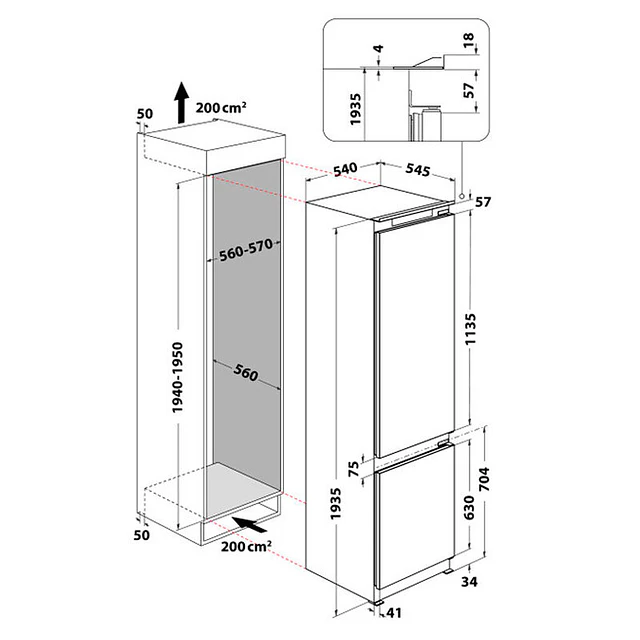 Combinado Whirlpool WHC20D013D1