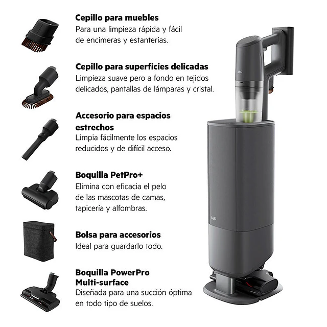 Aspiradora Vertical AEG Animal 8000 AP83AB25DG