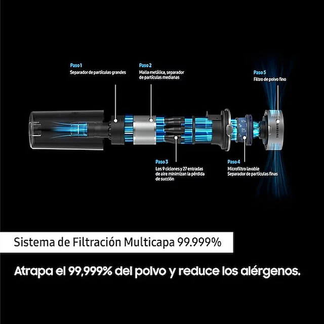 Aspirador Vertical Samsung VS20C8524TB/WA
