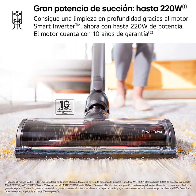 Aspirador Vertical LG A9K-LITE1C