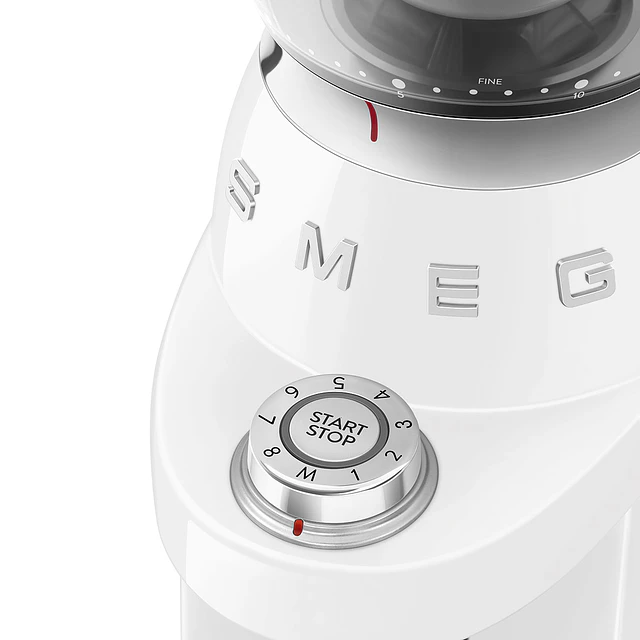 Moinho de café Smeg, Branco CGF03WHEU